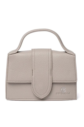 Šedá malá taška s rúčkou