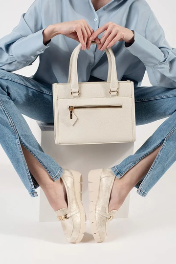 Žiarivo piesková kabelka so... 2