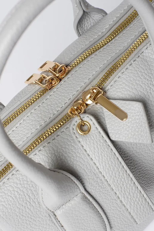 Šedá dámska kabelka