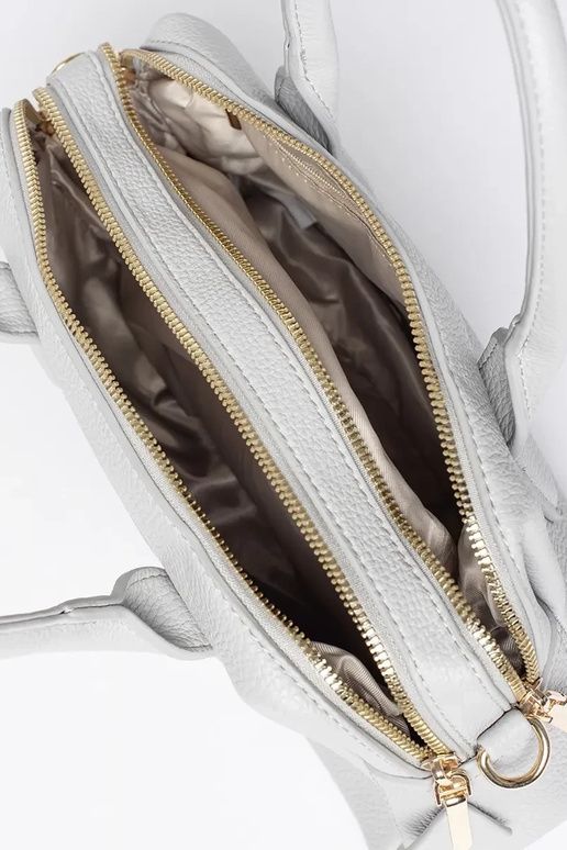 Šedá dámska kabelka