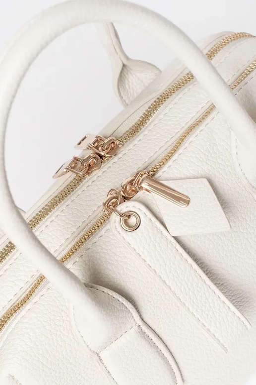 Žiarivo piesková dámska taška