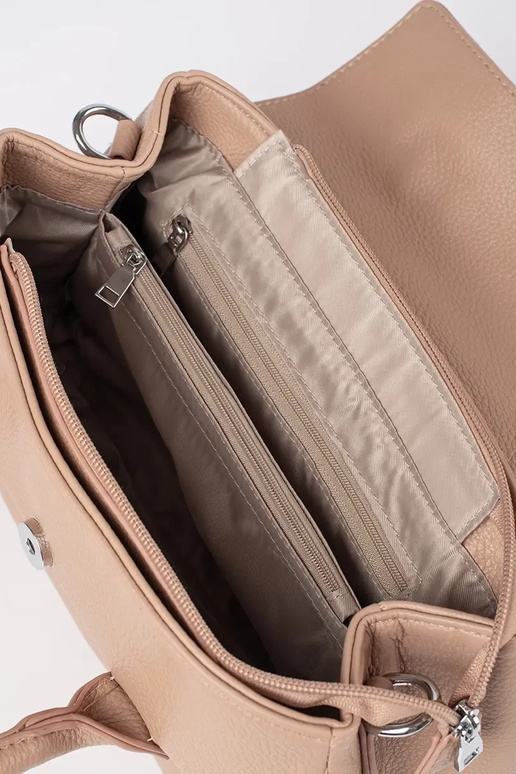 Ružová dámska kabelka s popruhmi