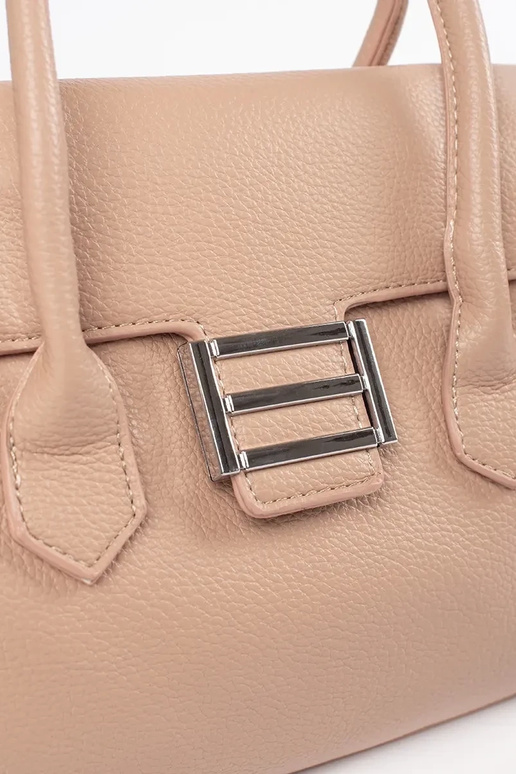 Ružová dámska kabelka s popruhmi