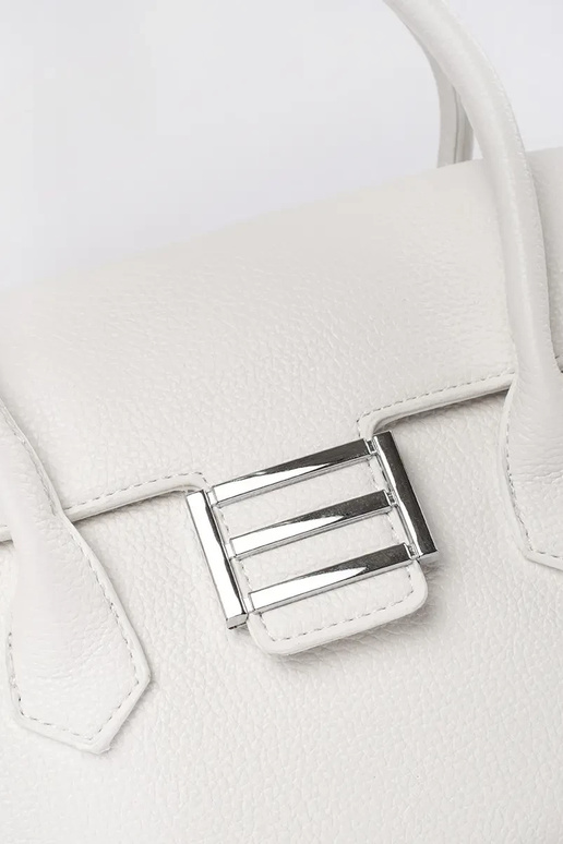 Sivá dámska kabelka s popruhmi