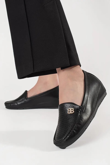 čierne dámske poltopánky s... 2