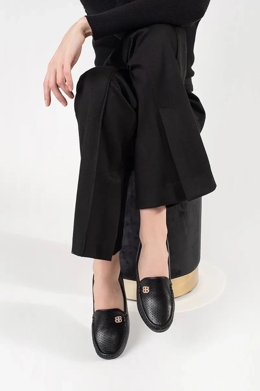 čierne dámske poltopánky s skrytým...