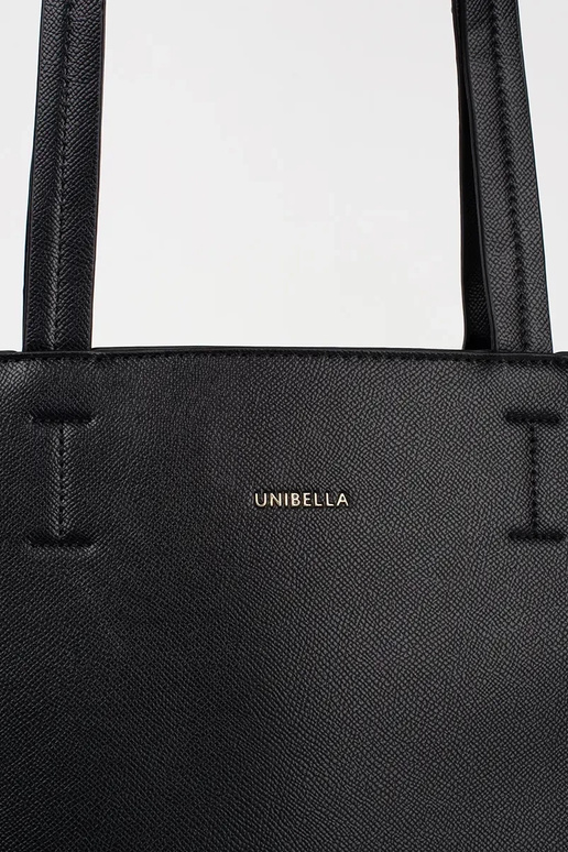 veľká čierna shopper taška s cvokmi