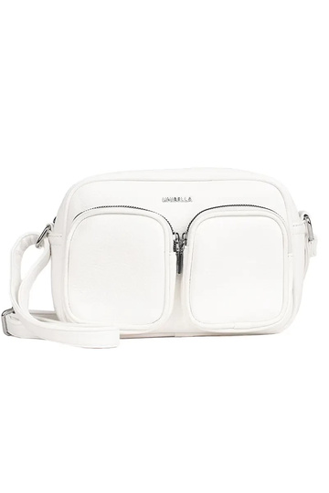 biela malá taška s vreckami