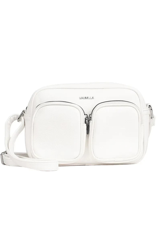 biela malá taška s vreckami