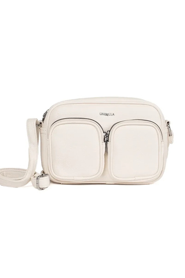 Ružová malá kabelka s vreckami