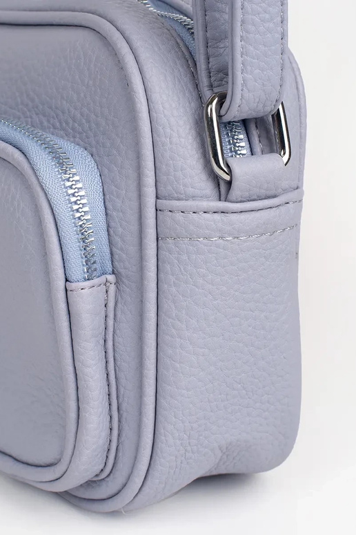 Fialová malá kabelka s vreckami