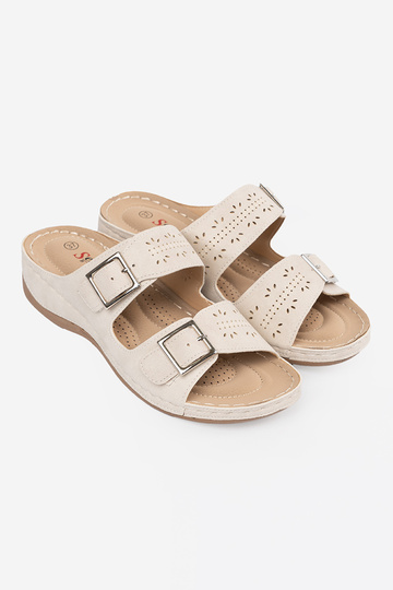 Sandalové šľapky na nízkej... 2