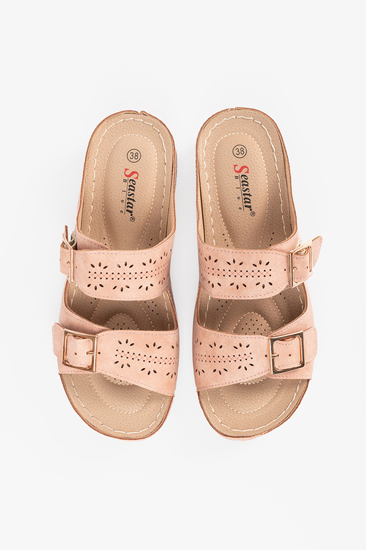 Sandalové šľapky na nízkej platforme... Sandalové šľapky na nízkej platforme...