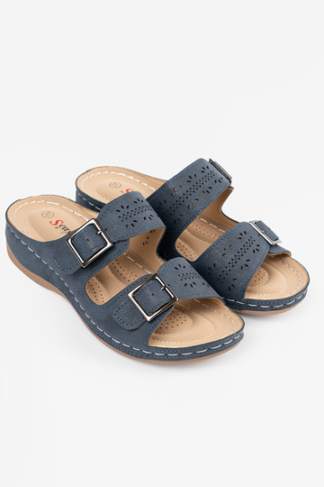 Sandalové šľapky na nízkej... 2