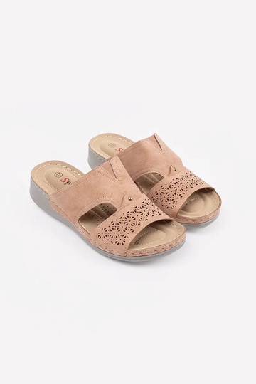 Šľapky na nízkom klinovom... 2