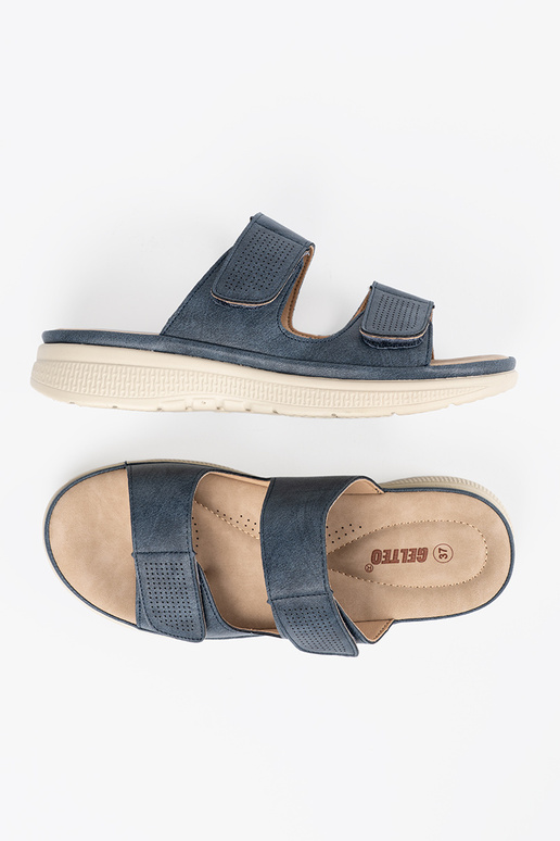 Pohodlné dámske šľapky s lepkami Pohodlné dámske šľapky s lepkami