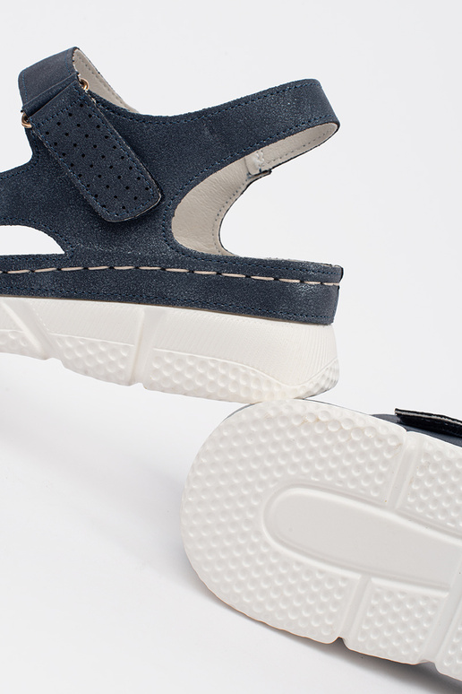 tmavomodré klasické sandále pre ženy tmavomodré klasické sandále pre ženy