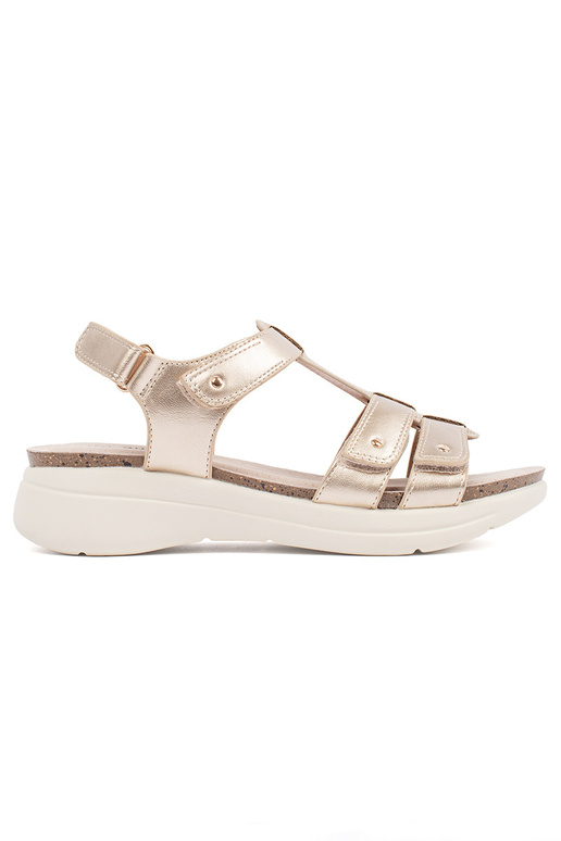 Pohodlné sandále dámske zlaté Pohodlné sandále dámske zlaté