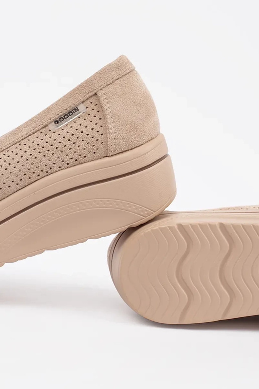 pieskové mokasíny na hrubej podošve