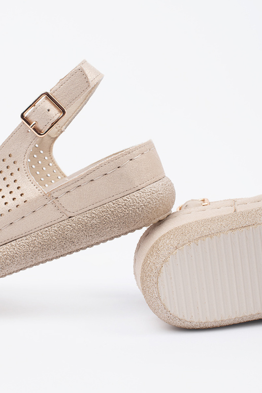 svetlozlaté pohodlné sandále svetlozlaté pohodlné sandále