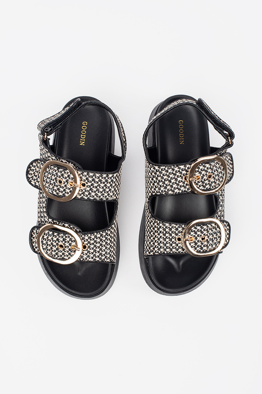 sandalové topánky s platformou v...