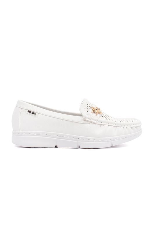 slonovinové perforované mokasíny slonovinové perforované mokasíny