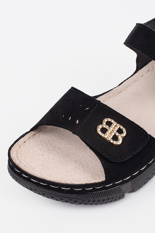 čierne sandále dámske