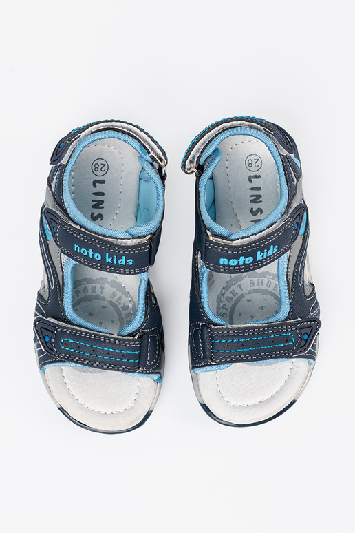 Tmavomodré chlapčenské sandále