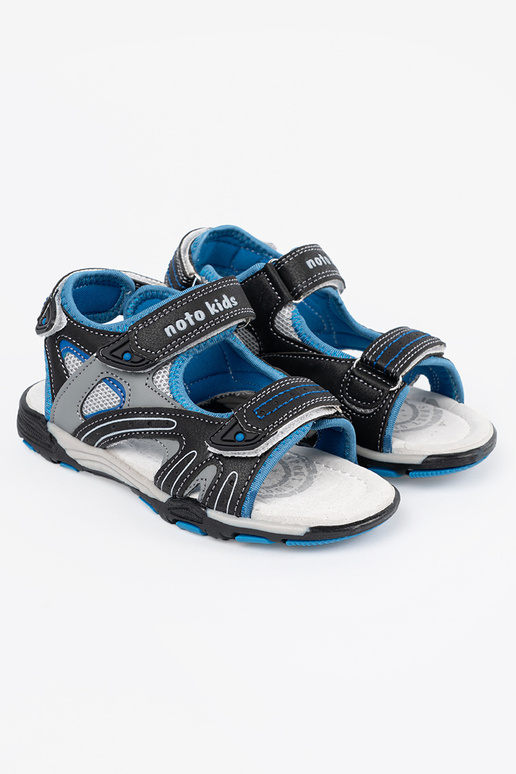 Čierne chlapčenské sandále