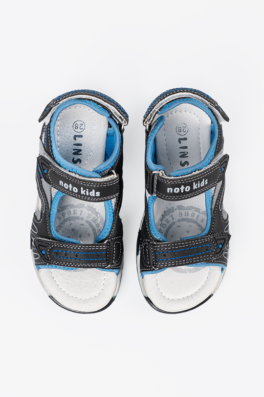 Čierne chlapčenské sandále