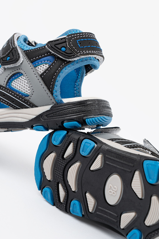 Čierne chlapčenské sandále