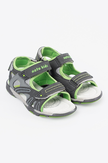 Šedé chlapčenské sandále 2