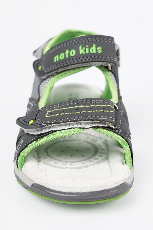 Šedé chlapčenské sandále