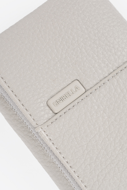 Sivá dámska peňaženka z umelej kože,...