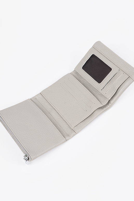 Sivá dámska peňaženka z umelej kože,...