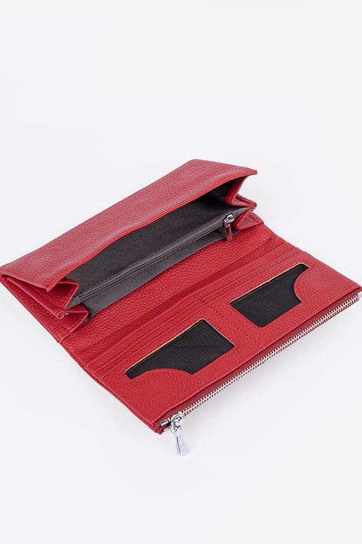 Červená dámska peňaženka
