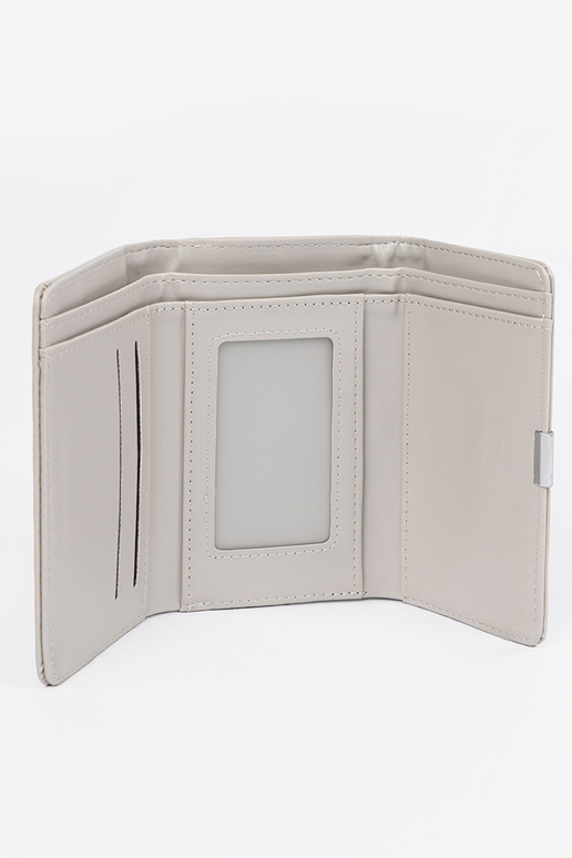 Sivá dámska peňaženka z umelej kože