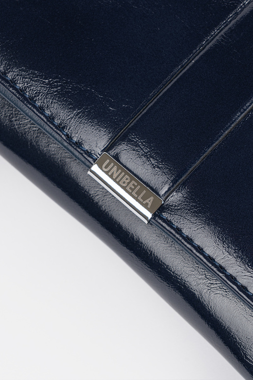 Tmavomodrá dámska peňaženka z umelej...