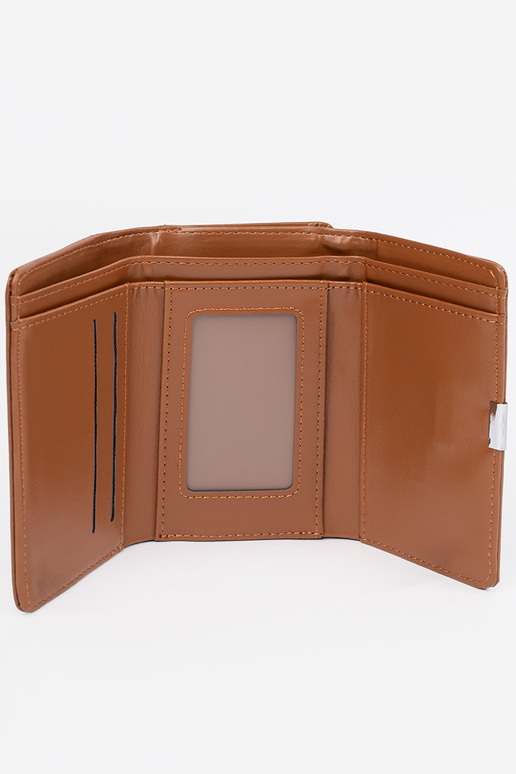 Hnedá dámska peňaženka z eko kože