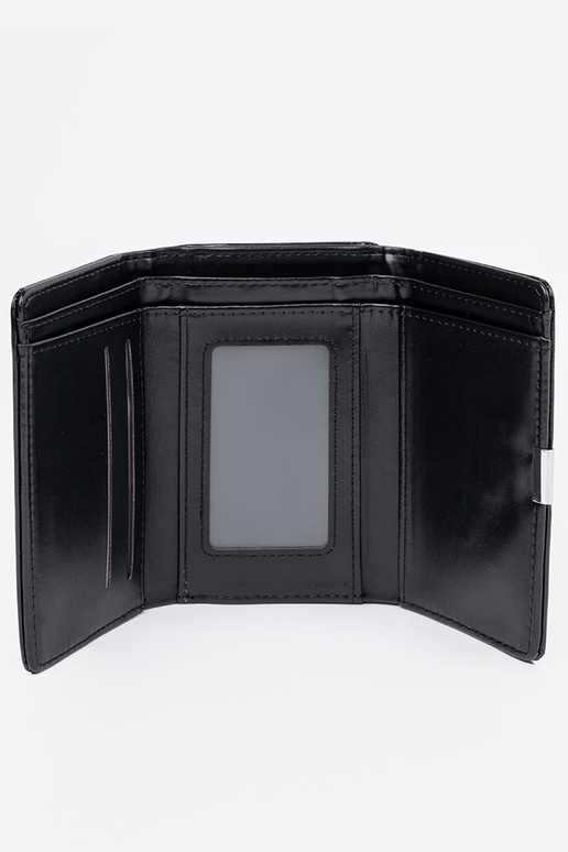 Čierna dámska peňaženka z umelej kože