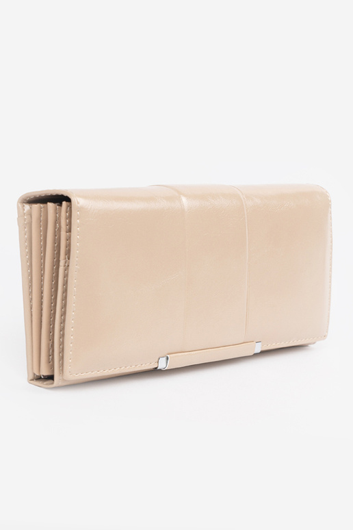 Elegantná piesková dámska peňaženka