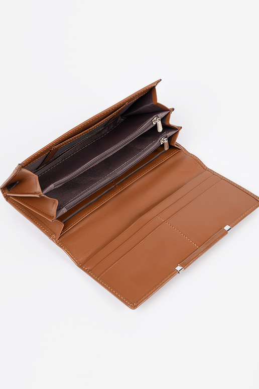 Elegantná hnedá dámska peňaženka