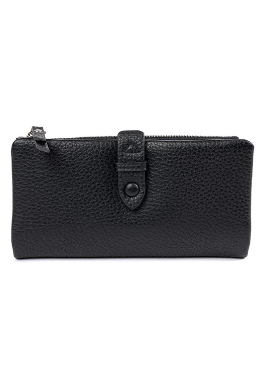 Čierna dámska peňaženka s priehradkami