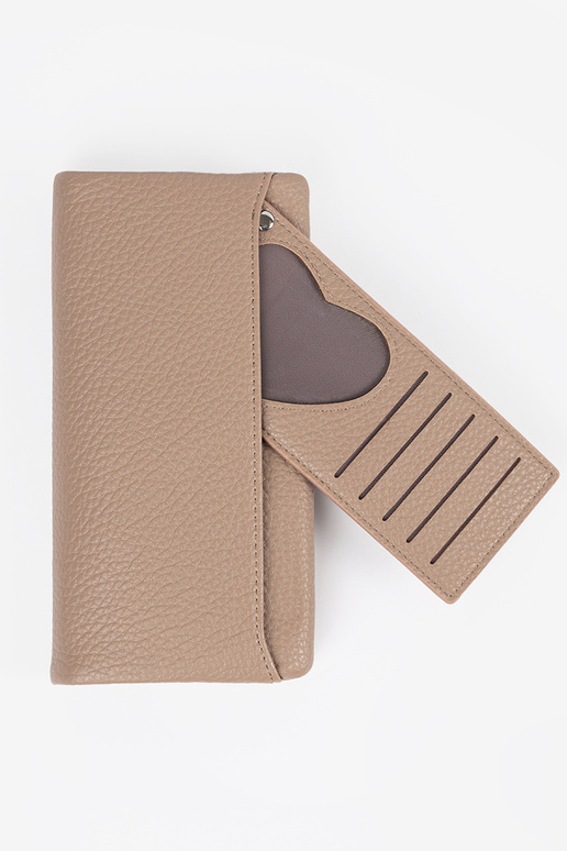 Veľká dámska peňaženka kryštálovo farby