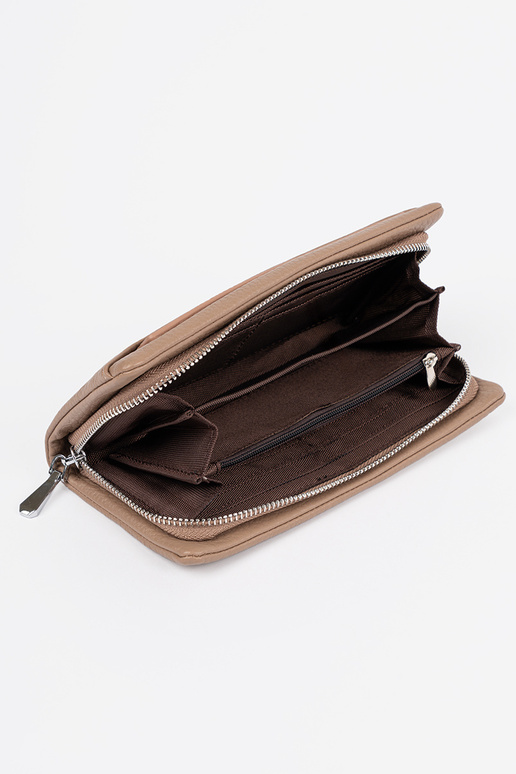 Veľká dámska peňaženka kryštálovo farby