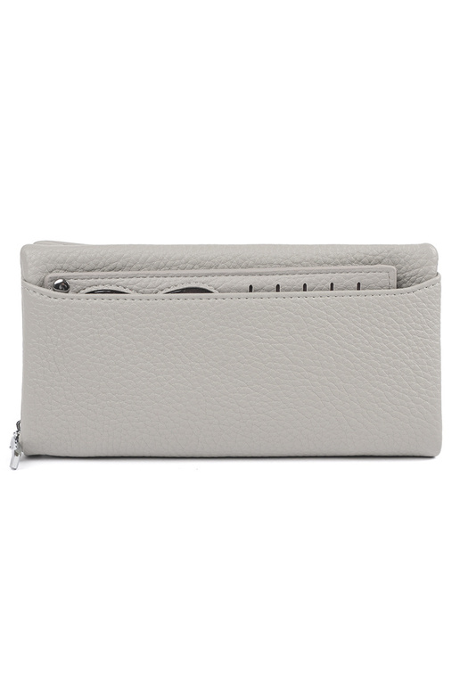 Veľká dámska peňaženka šedej farby