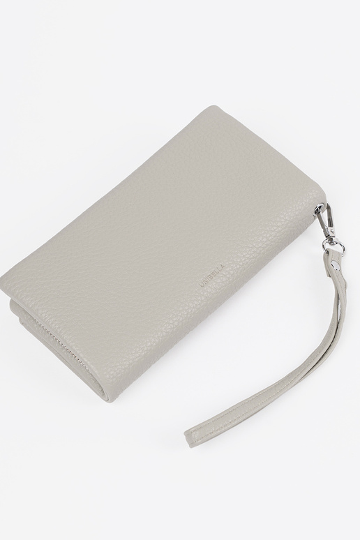 Veľká dámska peňaženka šedej farby