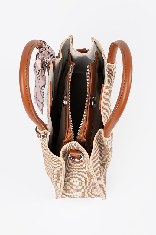 Sivá malá kabelka s rúčkou