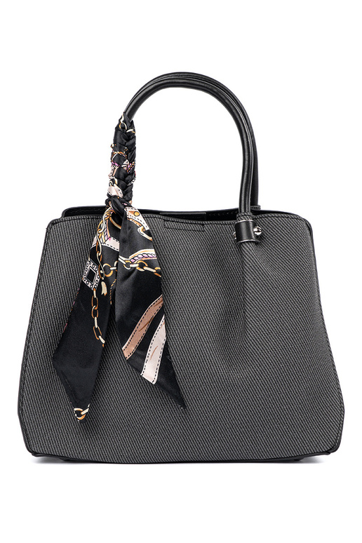 Čierna stredne veľká kabelka s...