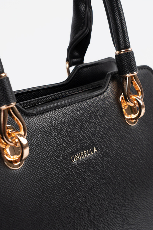 Čierna dámska kabelka-kufor